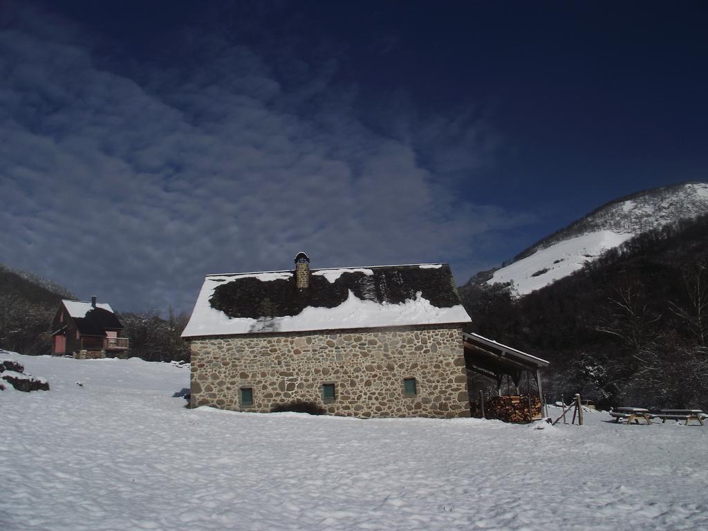 Les Chalets De La Foret D'Issaux Osse-en-Aspe Стая снимка